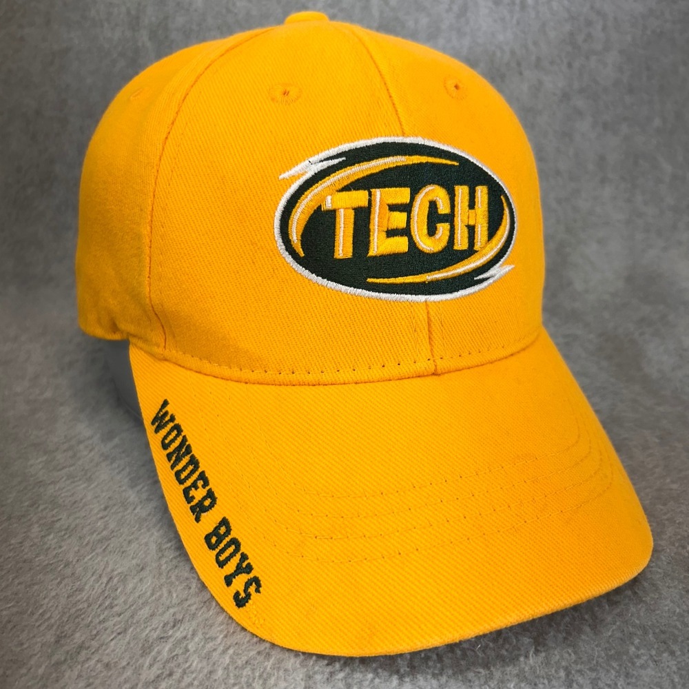 Arkansas Tech Wonder Boys Mens Gold Russell Athletic Hat Embroidered Strapback